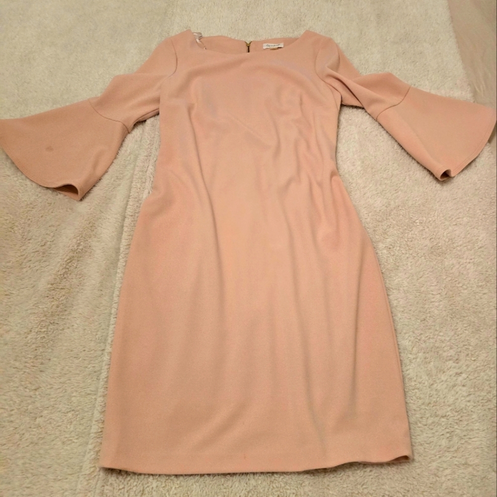 Calvin Klein pink bodycon dress